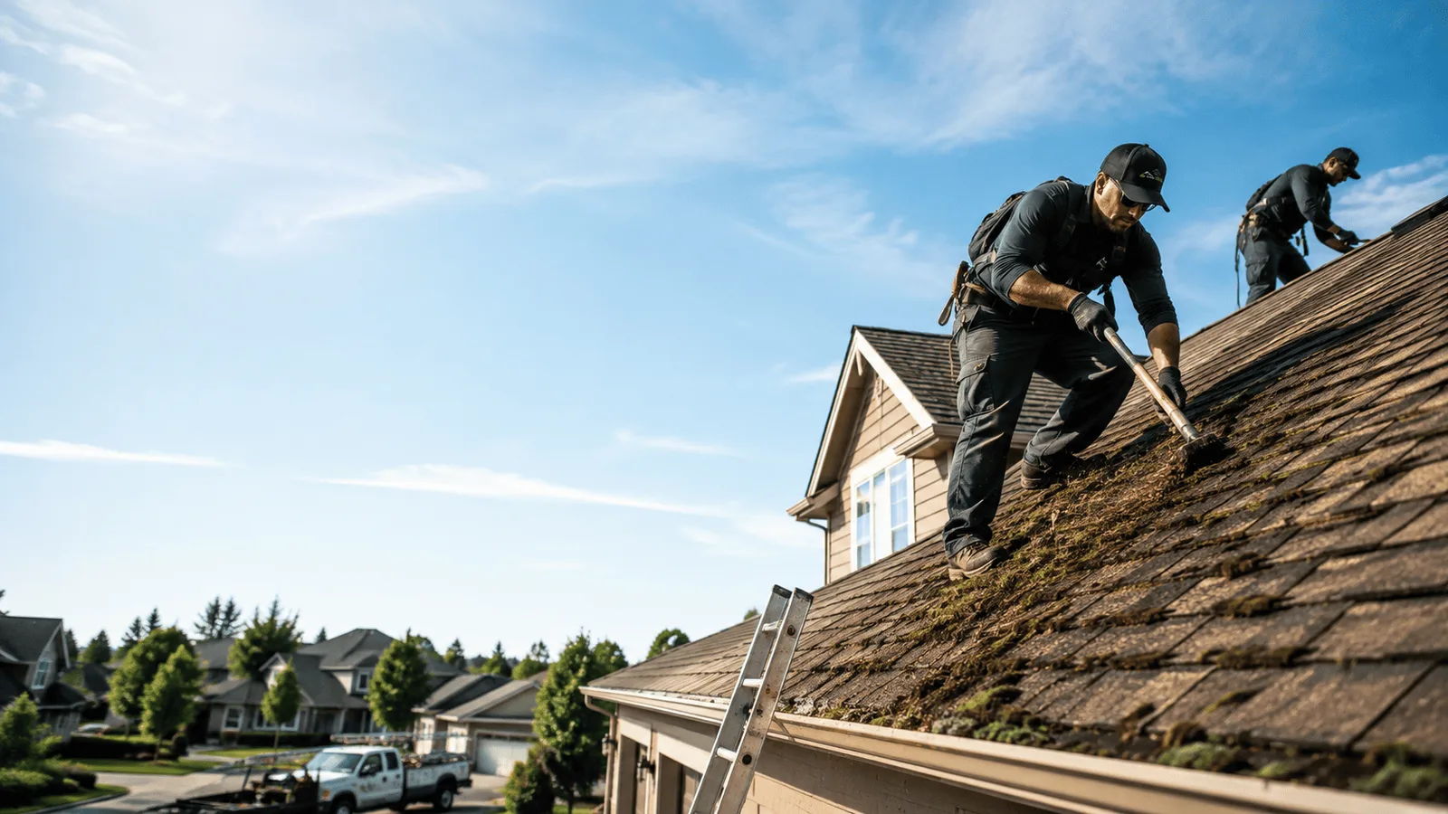 Roof Moss Removal in Jeddo, MI near me